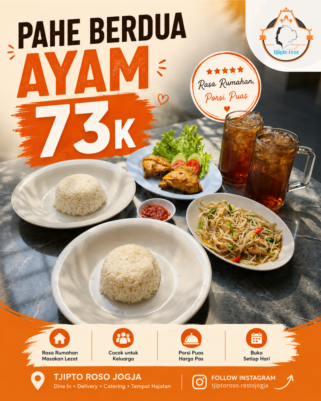 Pahe Berdua Ayam 73K