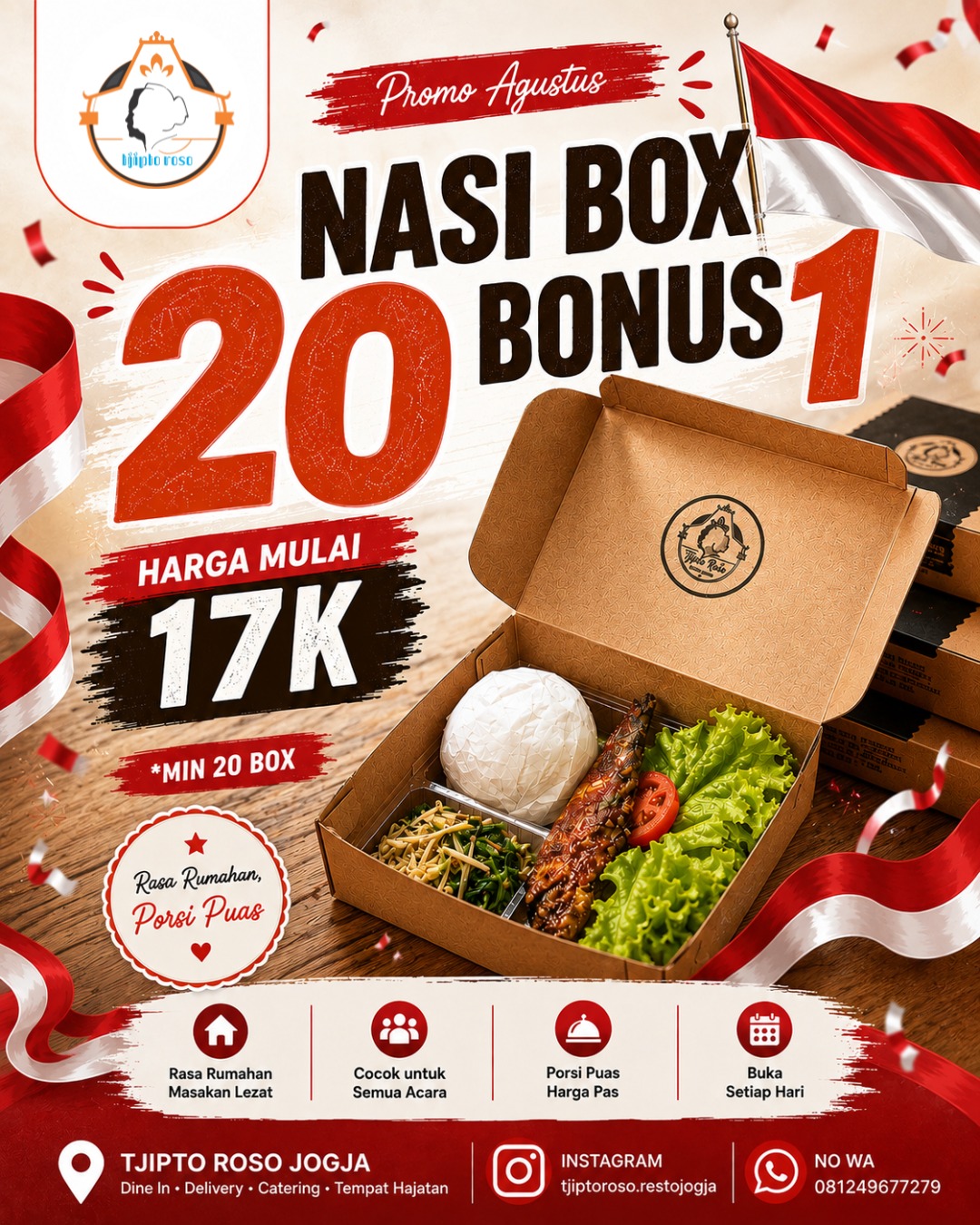 Promo Nasi Box Agustusan